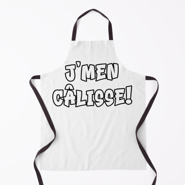 Item preview, j'men câlisse - graffiti style black text design designed and sold by EmeraldeaArt.