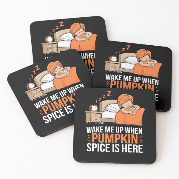 Item preview, Wake Me Up When Pumpkin Spice is Here Funny Gifts For Coffee Lovers designed and sold by KedzikDesigns.