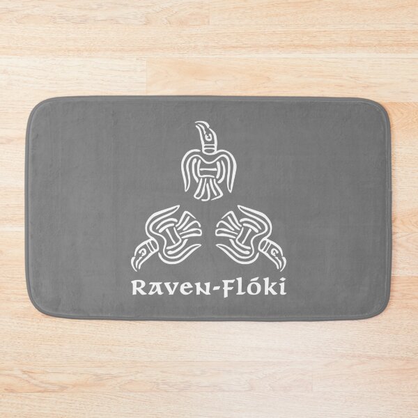 Item preview, RAVEN FLOKI. 3 RAVEN DESIGN. WHITE. designed and sold by 5hertz.