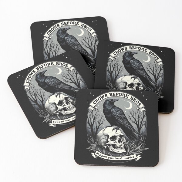 Item preview, Crows Before Bros Support Your Local Murder  designed and sold by ArtFromBeyond.