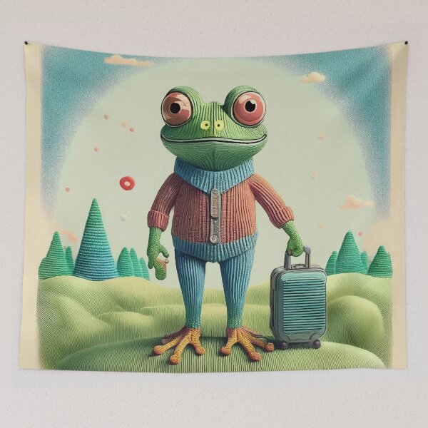 Item preview, Froggie to Travel designed and sold by Printopia  Workers.