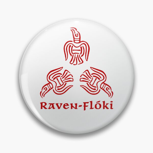 Artikelvorschau, RAVEN FLOKI. 3 RAVEN-DESIGNS. ROT. entworfen und verkauft von 5hertz.