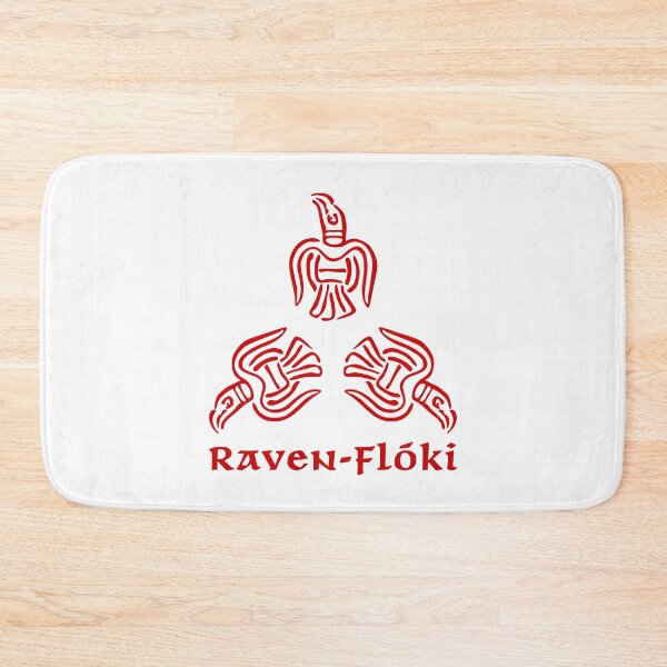 Item preview, RAVEN FLOKI. 3 RAVEN DESIGN. RED. designed and sold by 5hertz.