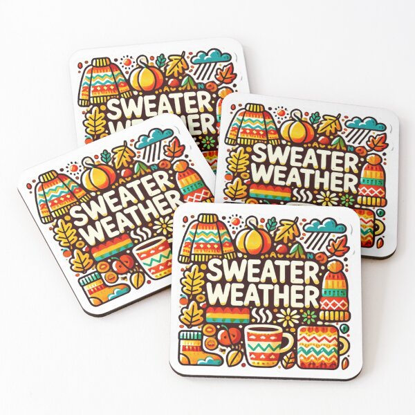 Item preview, CUTE SWEATER WEATHER STICKER designed and sold by Arts4U.