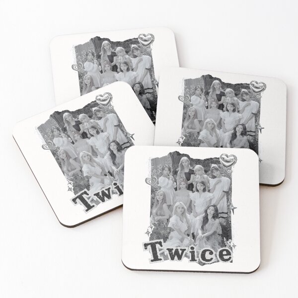 Item preview, TWICE Collage: Timeless Black and White Style Charm Style Kpop Group Members Design Classic T-Shirt designed and sold by AJUNICE STUDIO.