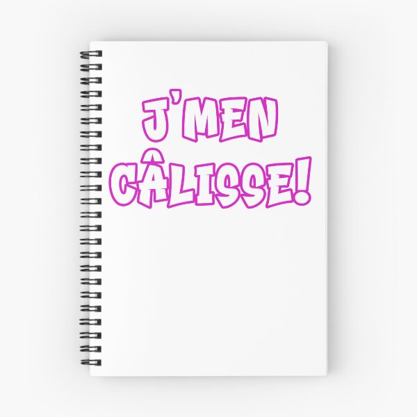 Item preview, j'men câlisse - graffiti style pink text design designed and sold by EmeraldeaArt.