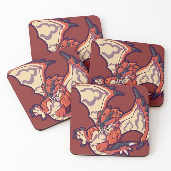 Artikelvorschau, Monster Hunter Chibs – Rathalos entworfen und verkauft von SoapyGrenade.