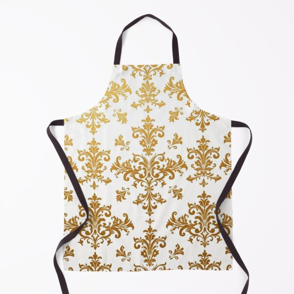 Item preview, White & Gold Damask designed and sold by DesignsByPrnces.