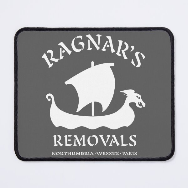 Item preview, RAGNAR'S REMOVALS. NORTHUMBRIA WESSEX PARIS. WHITE. designed and sold by 5hertz.