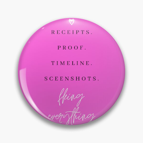 Item preview, Receipts Proof Timeline Salt Lake City Housewives Print designed and sold by Femme Pastel Collective.