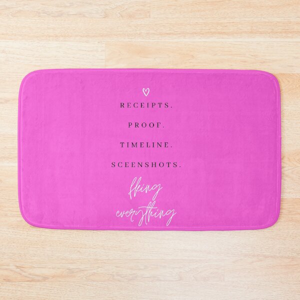 Item preview, Receipts Proof Timeline Salt Lake City Housewives Print designed and sold by Femme Pastel Collective.