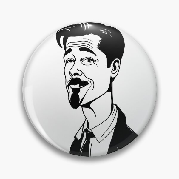 Item preview, Brad Pitt - Cartoon Character designed and sold by cultfilms.
