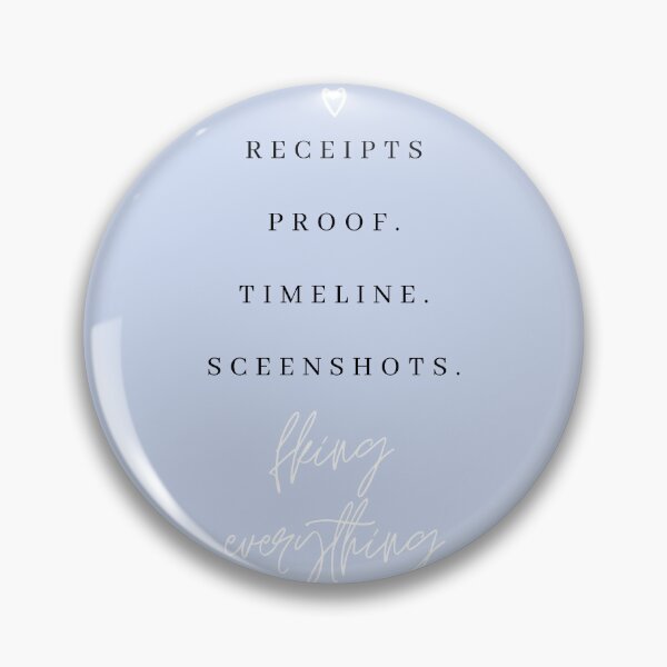 Item preview, Receipts Proof Timeline Salt Lake City Housewives Print designed and sold by Femme Pastel Collective.