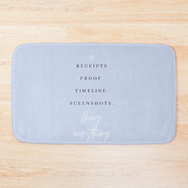 Item preview, Receipts Proof Timeline Salt Lake City Housewives Print designed and sold by Femme Pastel Collective.