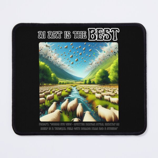 Item preview, AI Art is the Best: Sheep Cannons designed and sold by Anchored-Arts.