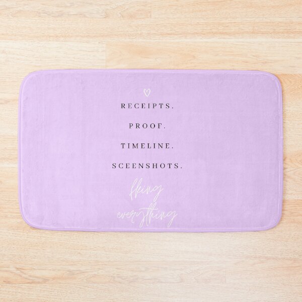 Item preview, Receipts Proof Timeline Salt Lake City Housewives Print designed and sold by Femme Pastel Collective.