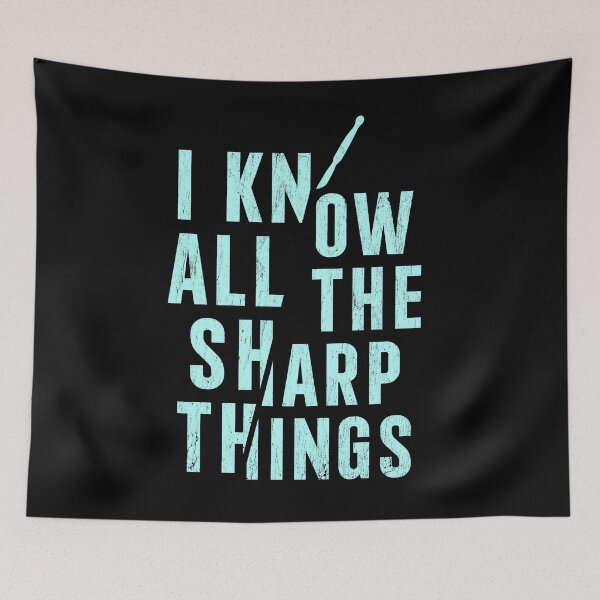 Item preview, Surgical Team I Know All The Sharp Thing Funny Operating Room Nurse designed and sold by LazyLoungeCo.
