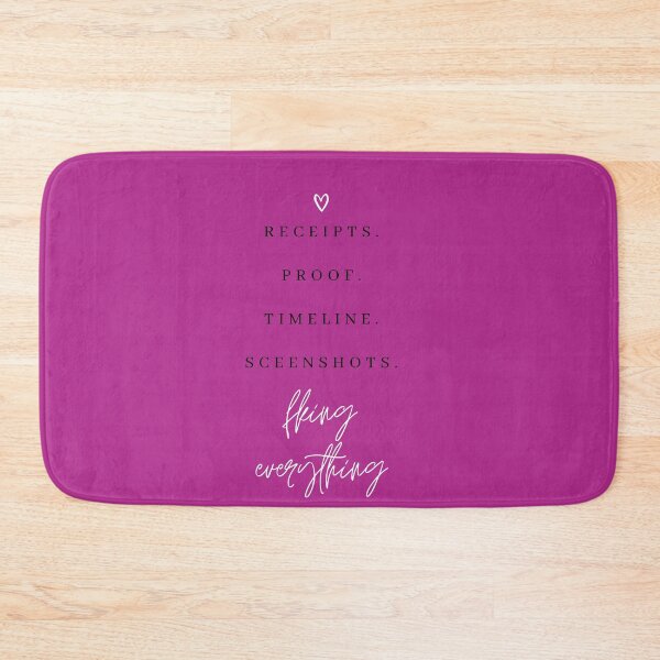 Item preview, Receipts Proof Timeline Salt Lake City Housewives Print designed and sold by Femme Pastel Collective.
