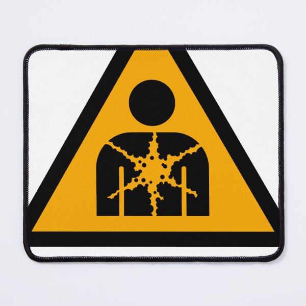 Item preview, Warning: Health Hazard designed and sold by Look Out Shop.