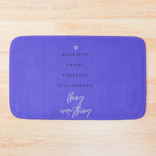 Item preview, Receipts Proof Timeline Salt Lake City Housewives Print designed and sold by Femme Pastel Collective.