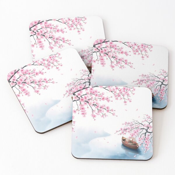 Item preview, SNOWY CHERRY BLOSSOMS designed and sold by INNERHARMONY2.