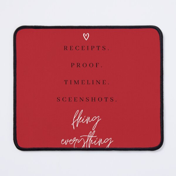 Item preview, Receipts Proof Timeline Salt Lake City Housewives Print designed and sold by Femme Pastel Collective.