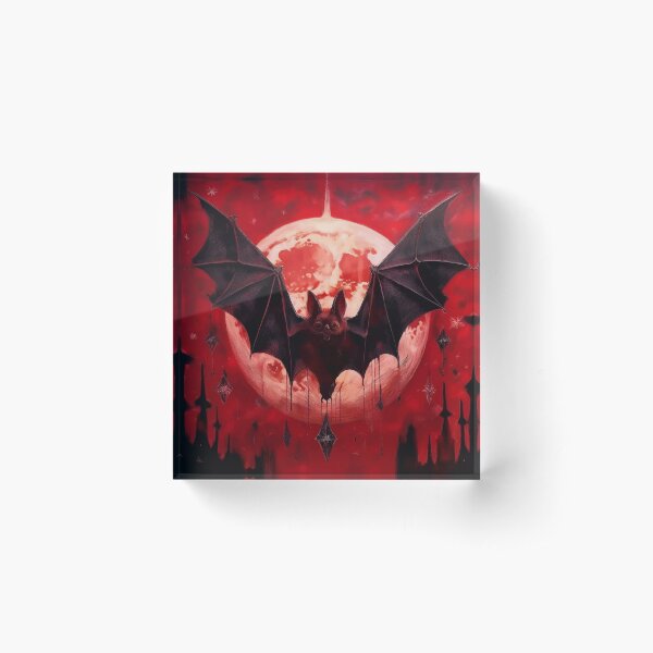 Item preview, Bat of the Blood Moon designed and sold by Printopia  Workers.