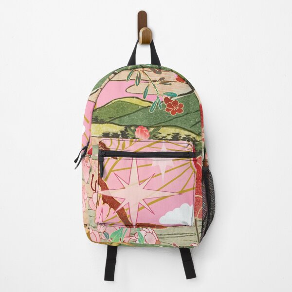 Item preview, Pink Japanese Vintage Scenery designed and sold by bowsbotanicals.