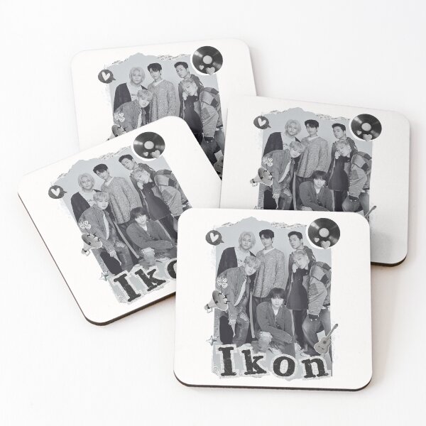 Item preview, IKON Collage: Bold Black and White Essence Style Kpop Group Members Design Classic T-Shirt designed and sold by AJUNICE STUDIO.