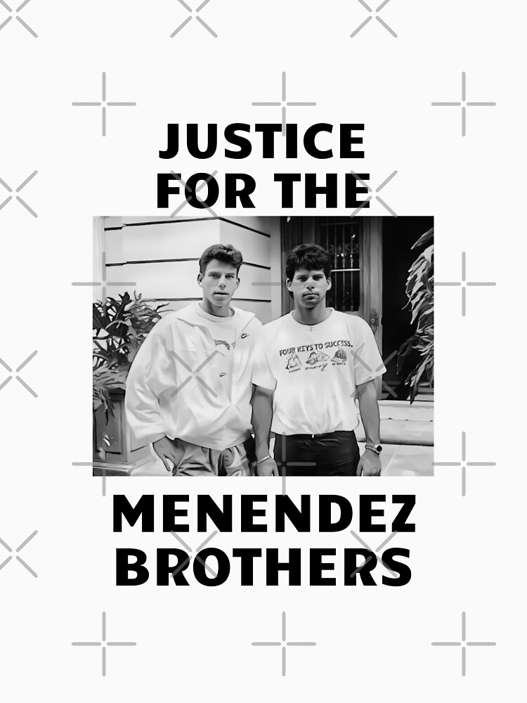 Justice For The Menendez Brothers T-Shirt Black