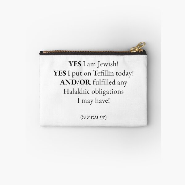 Item preview, YES I am Jewish (Simple) designed and sold by HaZeh-Online.