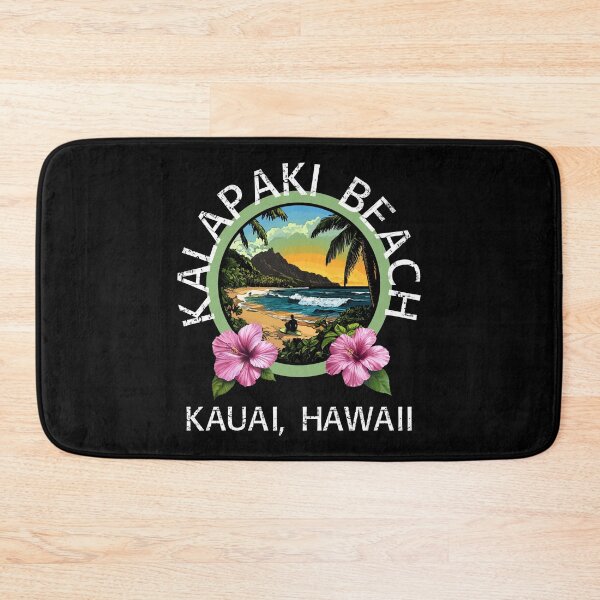 Artikelvorschau, Kalapaki Beach – Kauai, Hawaii (weiße Schrift) entworfen und verkauft von VelvetRoom.