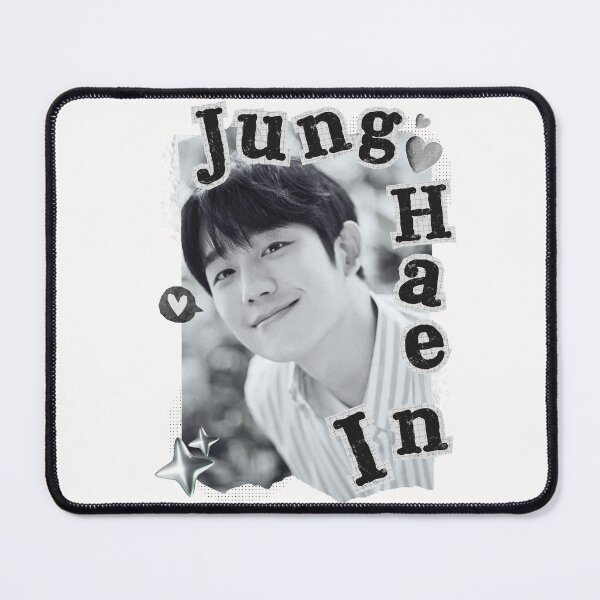 Item preview, Jung Hae-in Collage: Timeless Black and White Portrait designed and sold by AJUNICE STUDIO.