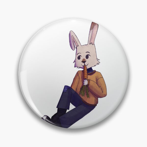 Item preview, Bunny Eating a Carrot designed and sold by Bloom-n-Brush.