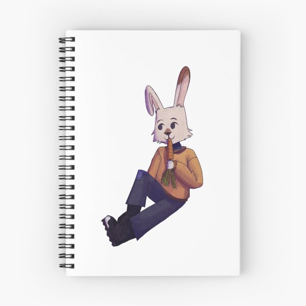 Item preview, Bunny Eating a Carrot designed and sold by Bloom-n-Brush.