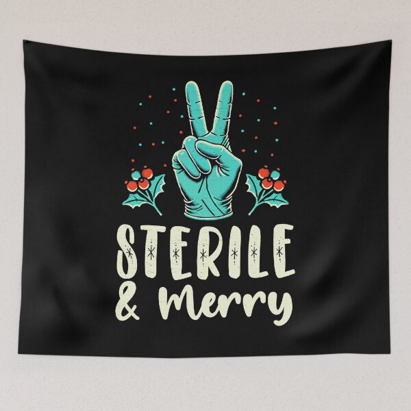 Item preview, Christmas Surgical Technologist Sterile & Merry  designed and sold by LazyLoungeCo.