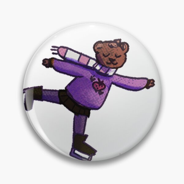 Item preview, Cute Bear ice skating designed and sold by Bloom-n-Brush.