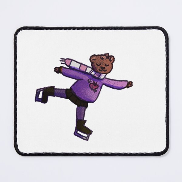 Item preview, Cute Bear ice skating designed and sold by Bloom-n-Brush.