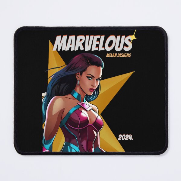 Item preview, Superhero Woman Marvelous 2024 Heroine Pink Suit Comic designed and sold by Melan Designs.