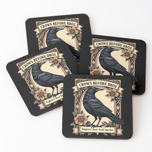Item preview, Crows Before Bros Support Your Local Murder  designed and sold by ArtFromBeyond.