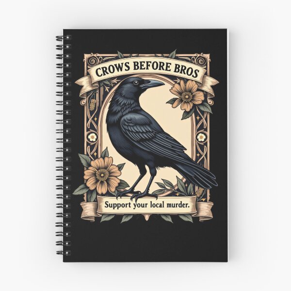 Item preview, Crows Before Bros Support Your Local Murder  designed and sold by ArtFromBeyond.