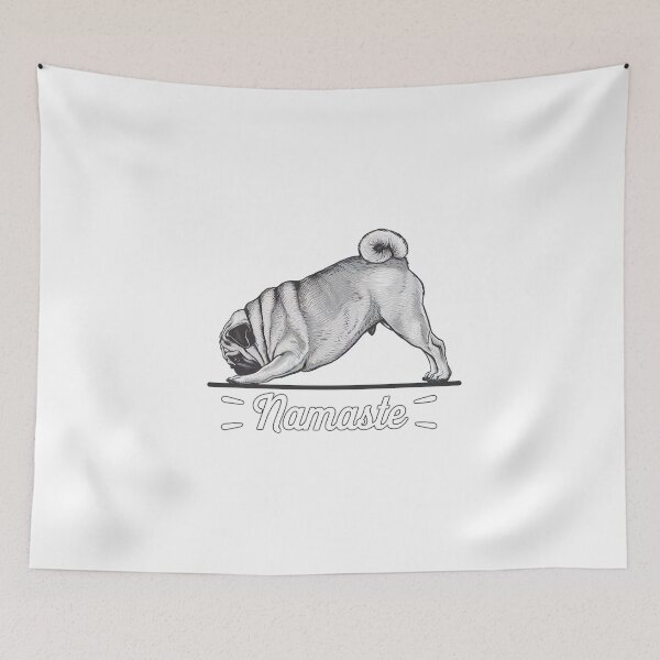 Item preview, Pug Yoga | Namaste. designed and sold by pafkrusk.