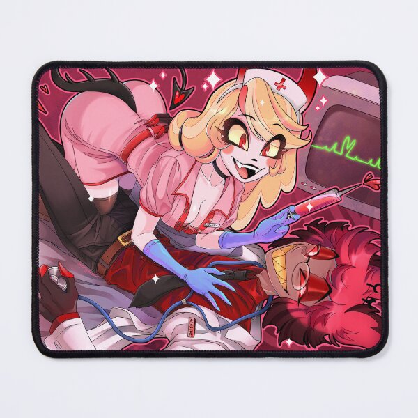 Item preview, Radiobelle Nurse+Doctor Halloween Pin-Up designed and sold by deerlydepart.