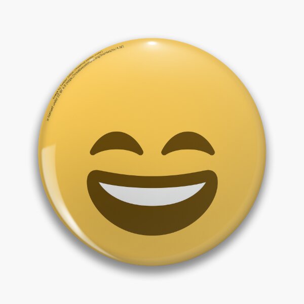 Item preview, Grinning Face with Smiling Eyes Emoji designed and sold by VeryRandomShop.