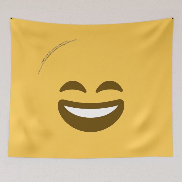 Item preview, Grinning Face with Smiling Eyes Emoji designed and sold by VeryRandomShop.