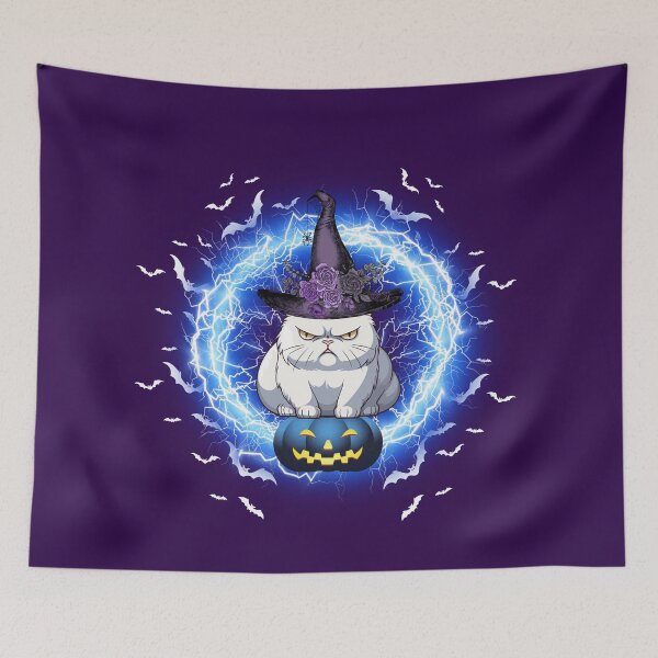 Item preview, Beware of angry white cats designed and sold by BlueBee by Miona.