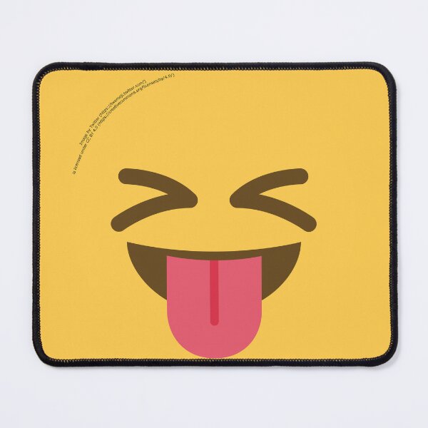 Item preview, Squinting Face with Tongue Emoji designed and sold by VeryRandomShop.