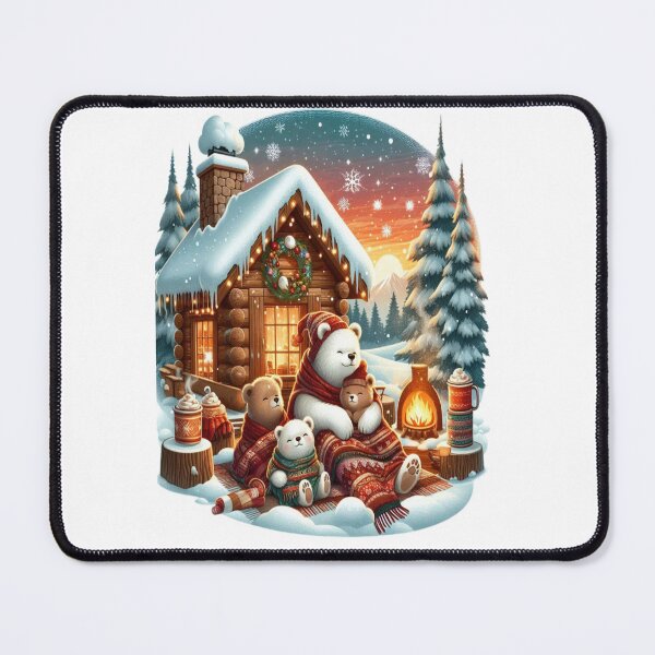 Item preview, cozy holiday feel Bear family,RBCozyHolidays,CozyHolidays designed and sold by Expressions-Sel.