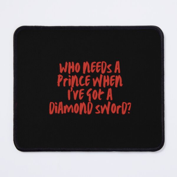Item preview, Minecraft-inspired quote girl gamer designed and sold by FunovativeWorks.