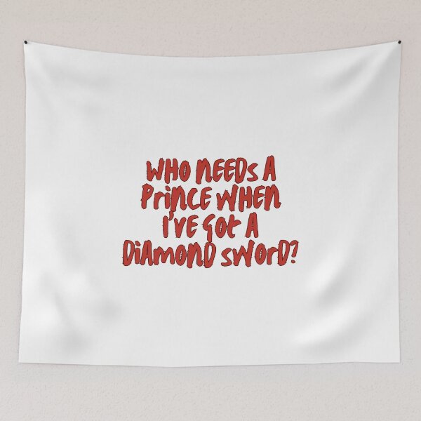 Item preview, Minecraft-inspired quote girl gamer designed and sold by FunovativeWorks.